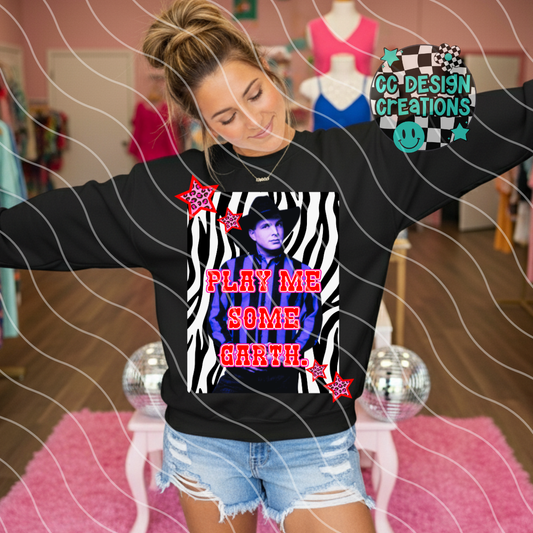 Play Me Some Garth PNG Digital Download