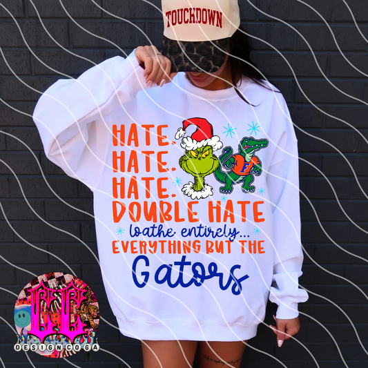 GATOR DOUBLE HATE FOOTBALL PNG DIGITAL DOWNLOAD