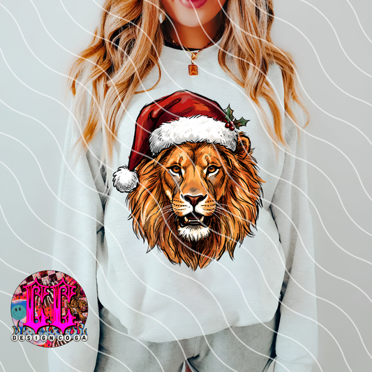 LIONS CHRISTMAS SKETCH MASCOT PNG DIGITAL DOWNLOAD