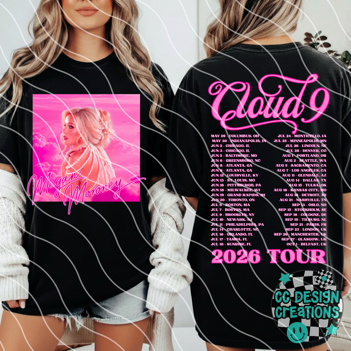 Megan Tour 2026 PNG Digital Download