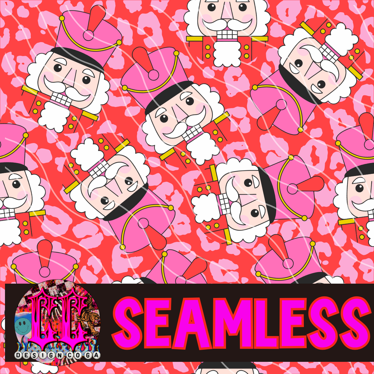 NUTCRACKER SEAMLESS PNG DIGITAL DOWNLOAD