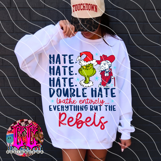 OLE DOUBLE HATE FOOTBALL PNG DIGITAL DOWNLOAD