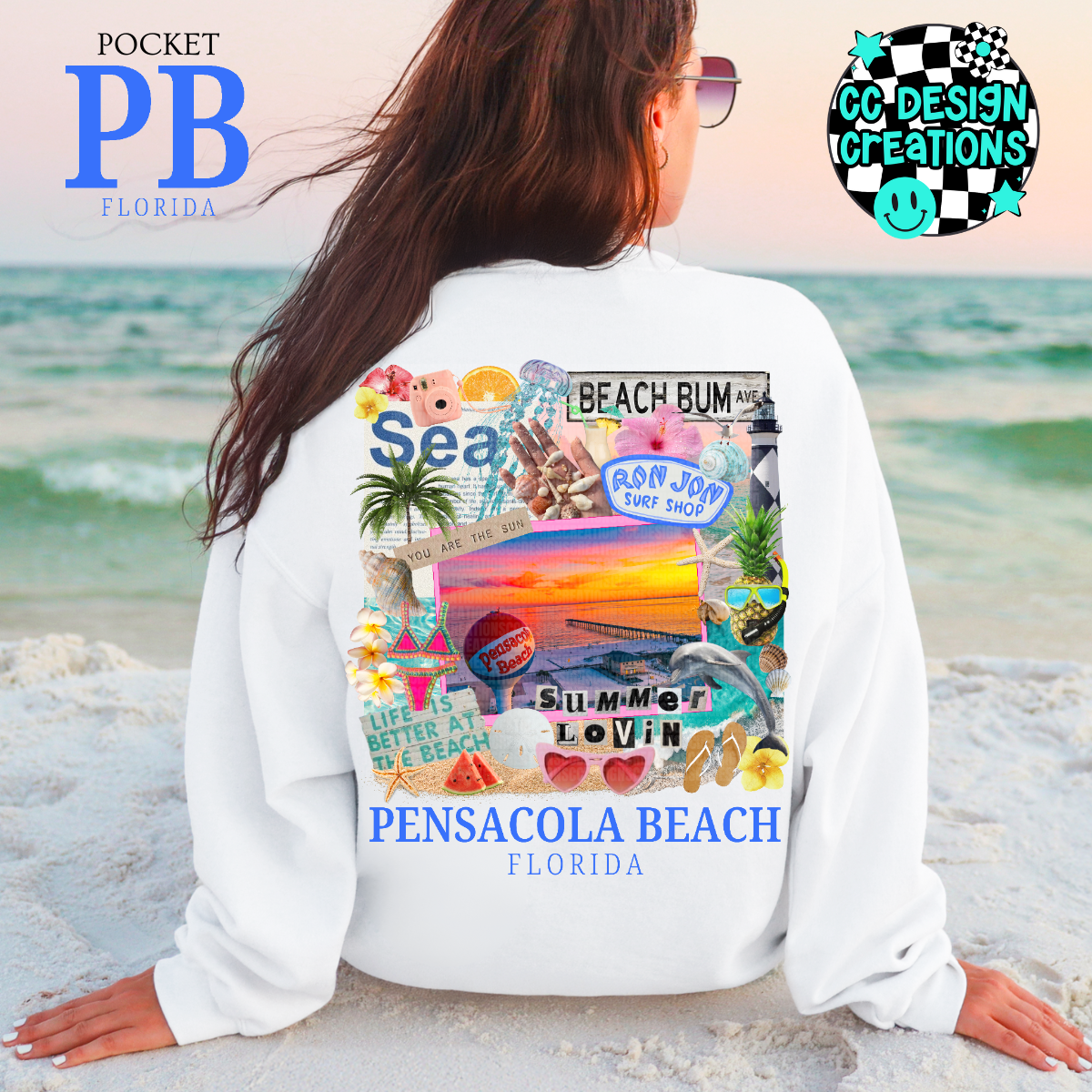 Summer Lovin Pensacola Beach PNG Digital Download