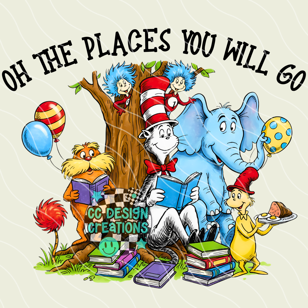 Oh The Places You Will Go PNG Digital Download