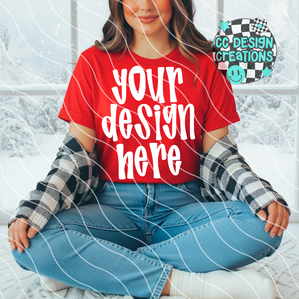 Red Tee Christmas Mock