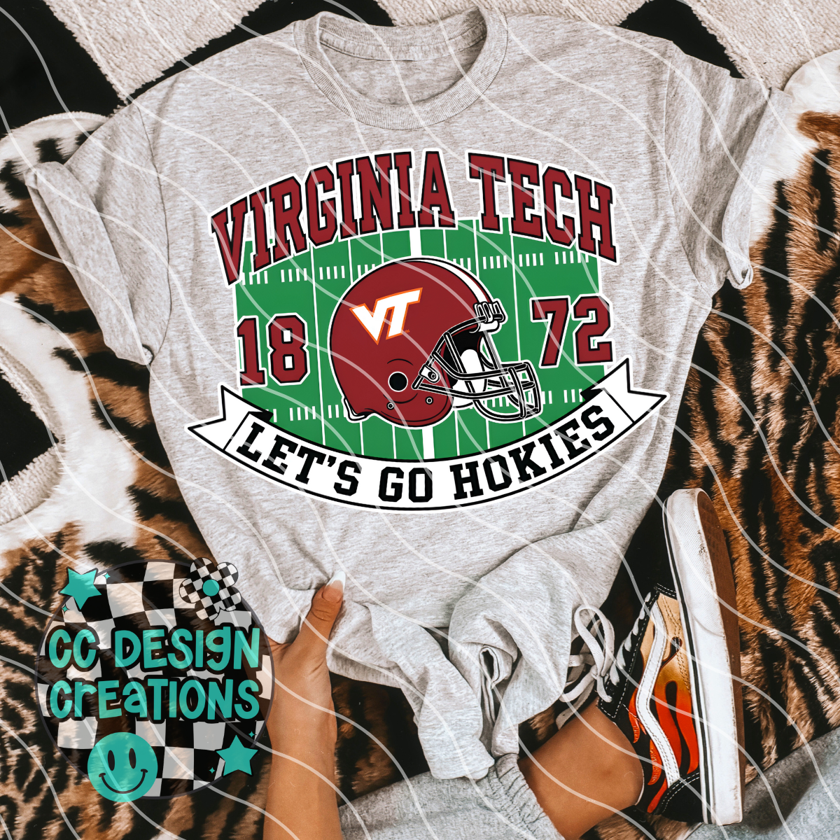 Virginia Tech Retro Collegiate PNG Digital Download