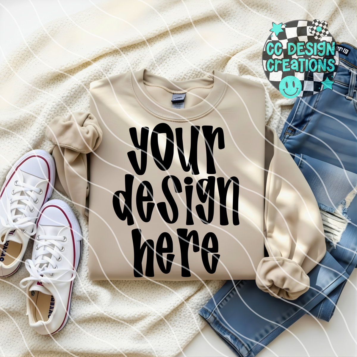 Sand Sweatshirt Mock