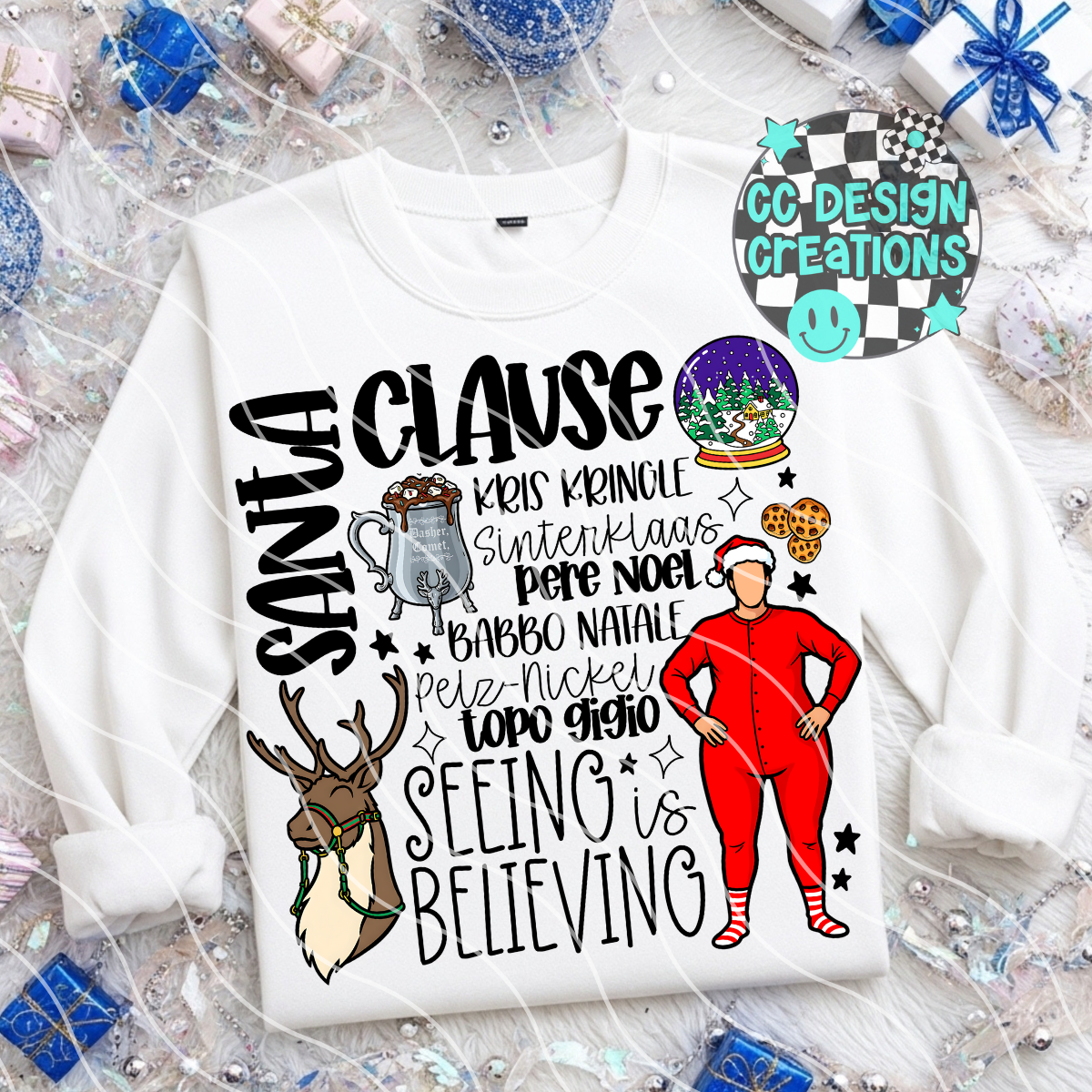 Santa Clause PNG Digital Download