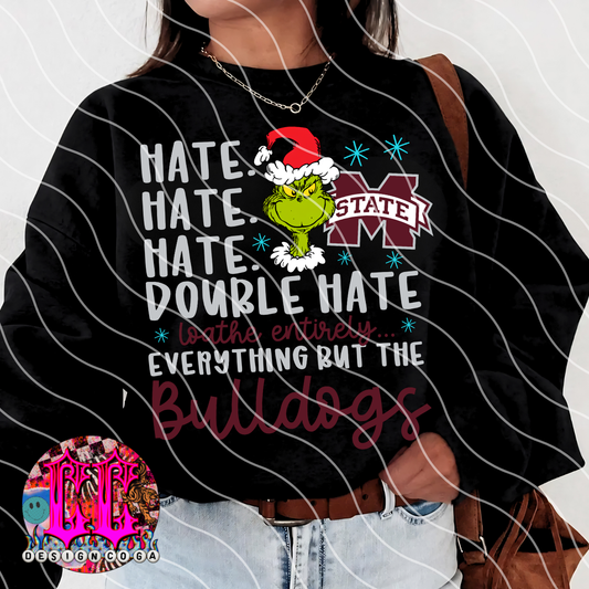 ST DOUBLE HATE FOOTBALL PNG DIGITAL DOWNLOAD