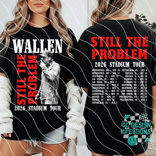 Wallen Tour 2026 PNG Digital Download