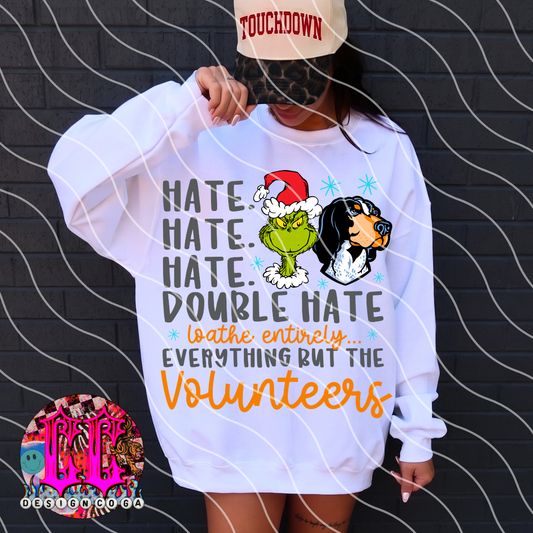 VOL DOUBLE HATE FOOTBALL PNG DIGITAL DOWNLOAD