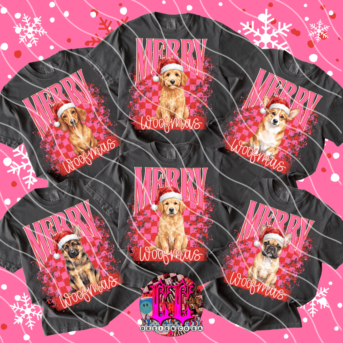 MERRY WOOFMAS PNG BUNDLE DIGITAL DOWNLOAD