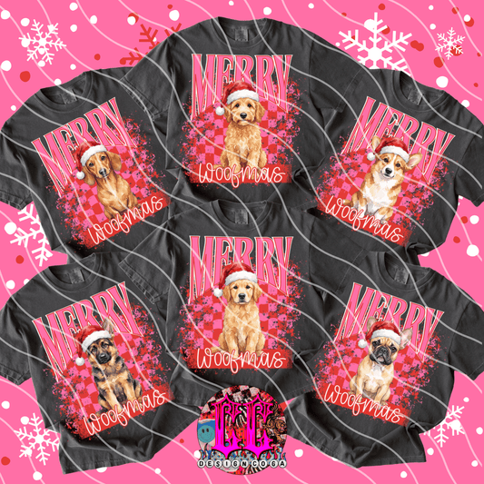 MERRY WOOFMAS PNG BUNDLE DIGITAL DOWNLOAD